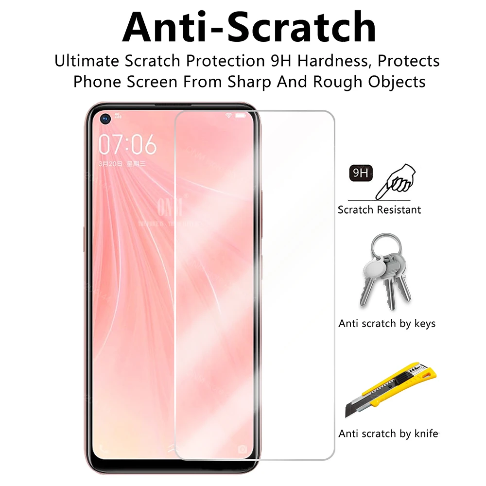 3 Pieces Tempered Glass For vivo Z5x 2020 Screen Protector Protective Film | Мобильные телефоны и аксессуары