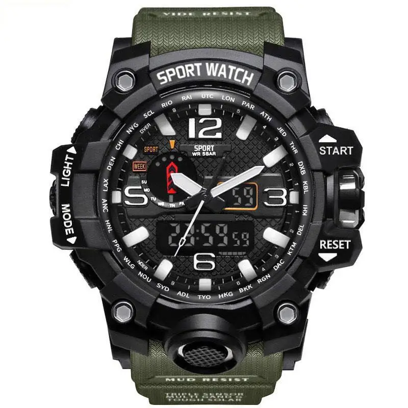 G Mens Shock Military Clock Waterproof Man Army Leather Wristwatch Relogio Masculino Digital New Luxury Brand Male Sport Watches 
G Mens Shock Military Clock Waterproof Man Army Leather Wristwatch Relogio Masculino Digital New Luxury Brand Male Sport Watches