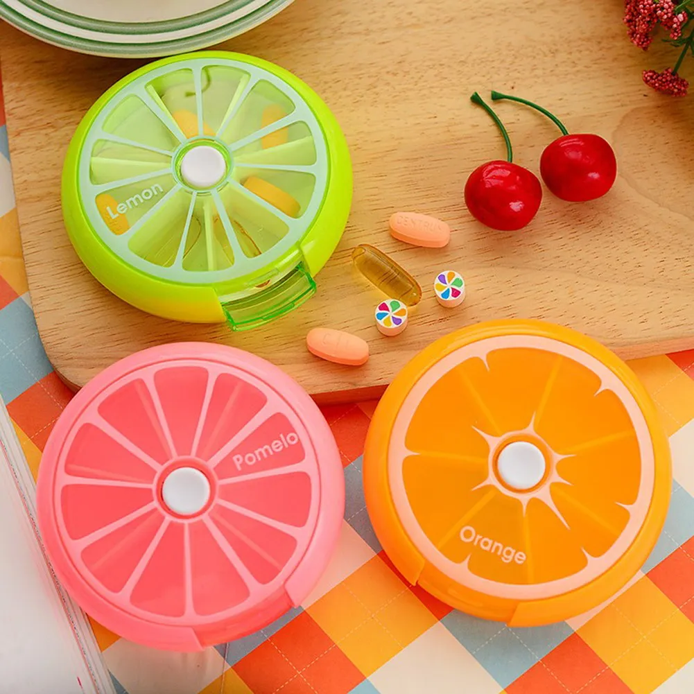 Health Care Medicine Pill Box Fruit Shaped Sort Vitamin 7 Day Weekly Holder Tablet Storage Case Container Cases Travel Round
Health Care Medicine Pill Box Fruit Shaped Sort Vitamin 7 Day Weekly Holder Tablet Storage Case Container Cases Travel Round