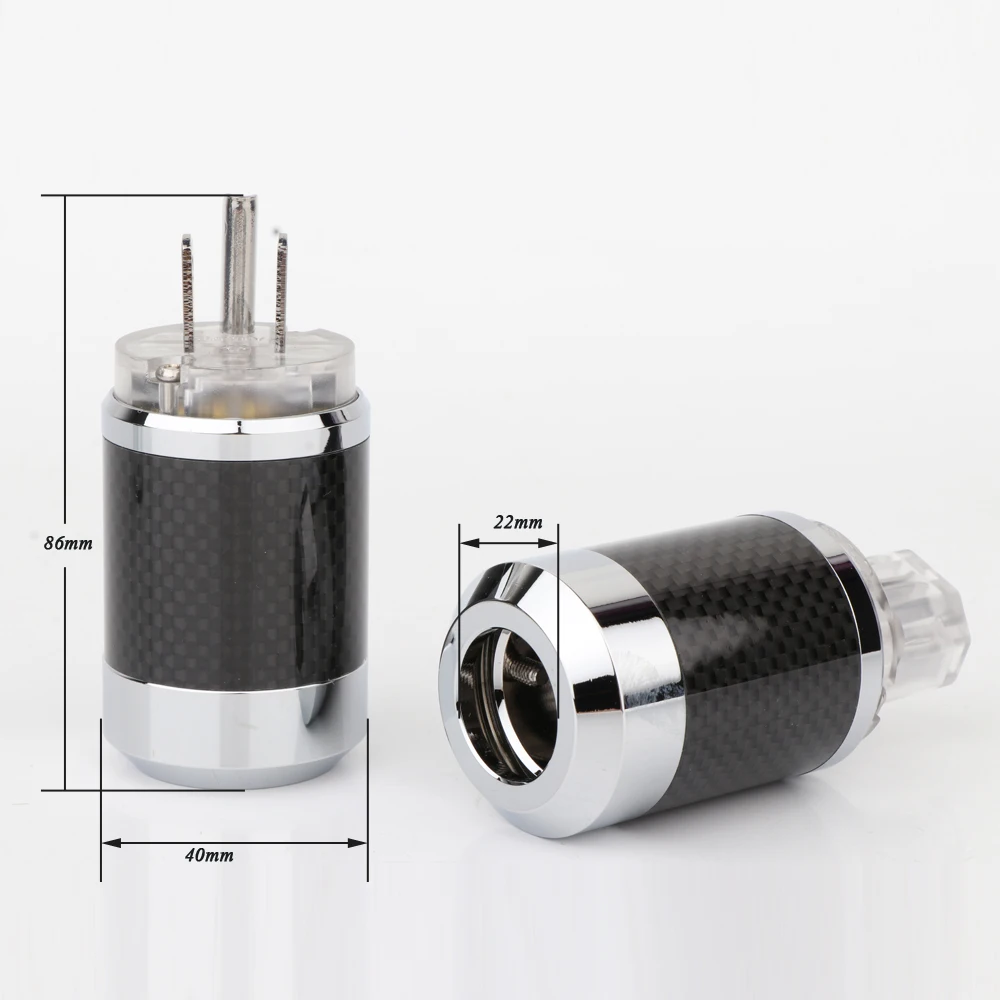 Hi-end Black Carbon Fiber Rhodium Plated US AC Power Plug IEC Connector Female male HIFI DIY Mains Power Cable Connector
Hi-end Black Carbon Fiber Rhodium Plated US AC Power Plug IEC Connector Female male HIFI DIY Mains Power Cable Connector