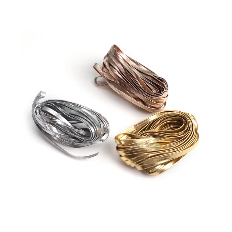 5meter/lot 5/8/10mm Flat PU Leather Jewelry Findings Gold Silver Color Leather Jewelry Cord String Rope DIY Clothing Accessories
5meter/lot 5/8/10mm Flat PU Leather Jewelry Findings Gold Silver Color Leather Jewelry Cord String Rope DIY Clothing Accessories