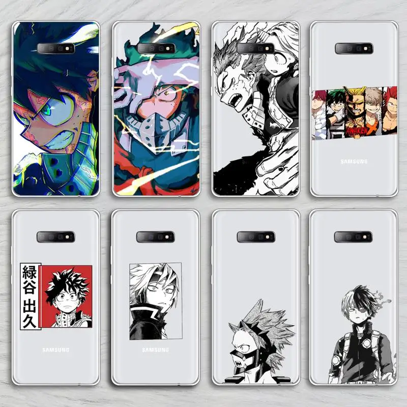 Japan Anime My Hero Academia Phone Case Transparent for Samsung A71 S9 10 20 HUAWEI p30 40 honor 10i 8x xiaomi note 8 Pro 10t 11
Japan Anime My Hero Academia Phone Case Transparent for Samsung A71 S9 10 20 HUAWEI p30 40 honor 10i 8x xiaomi note 8 Pro 10t 11