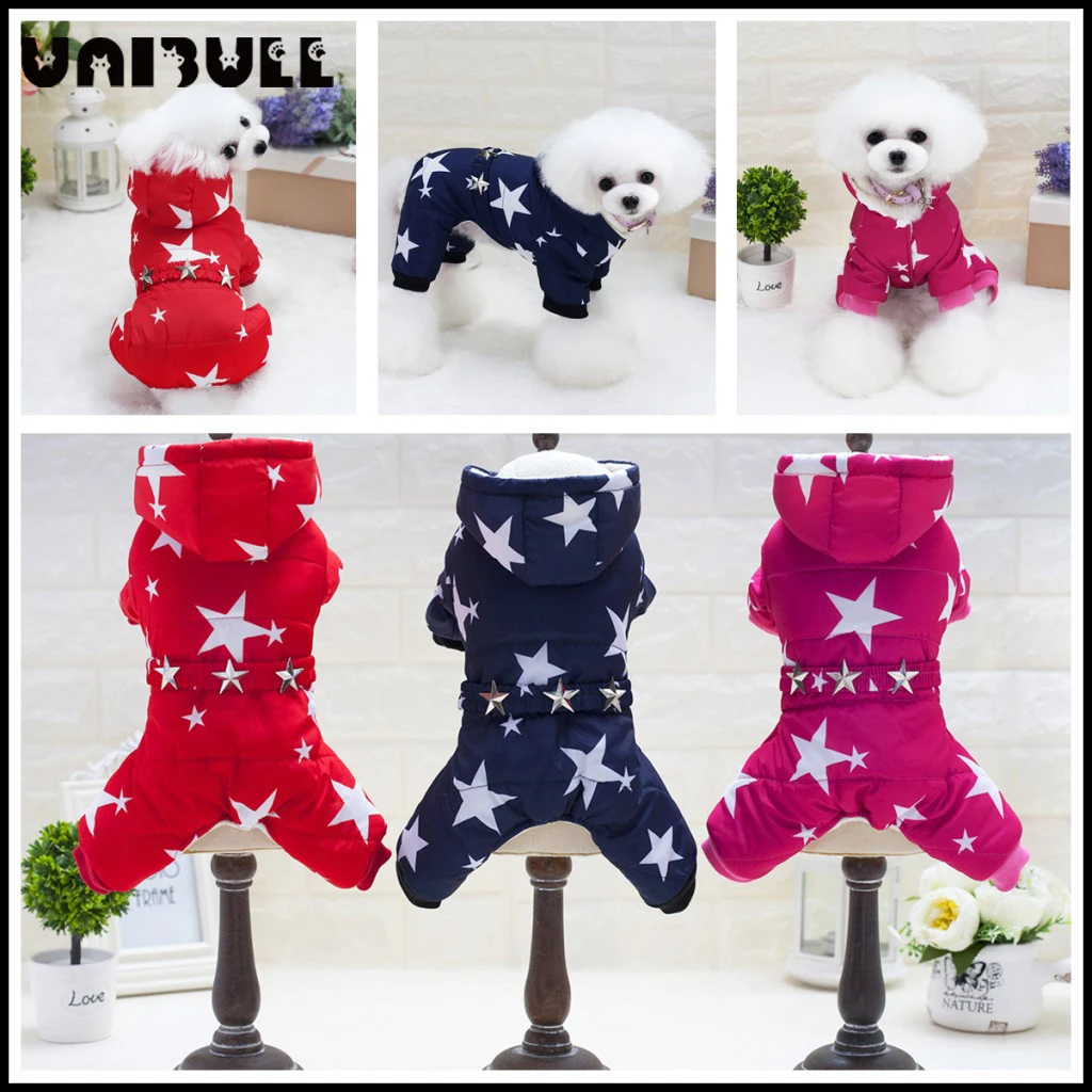 Winter Overalls for Dogs Warm Waterproof Star Print Pet Jumpsuit Trousers Dog Reflective Small Dog Clothes Puppy Down Jacket
Winter Overalls for Dogs Warm Waterproof Star Print Pet Jumpsuit Trousers Dog Reflective Small Dog Clothes Puppy Down Jacket