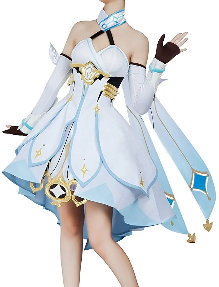Косплей игры Genshin Impact Lumine костюм для взрослых женщин роскошный костюм для косплея