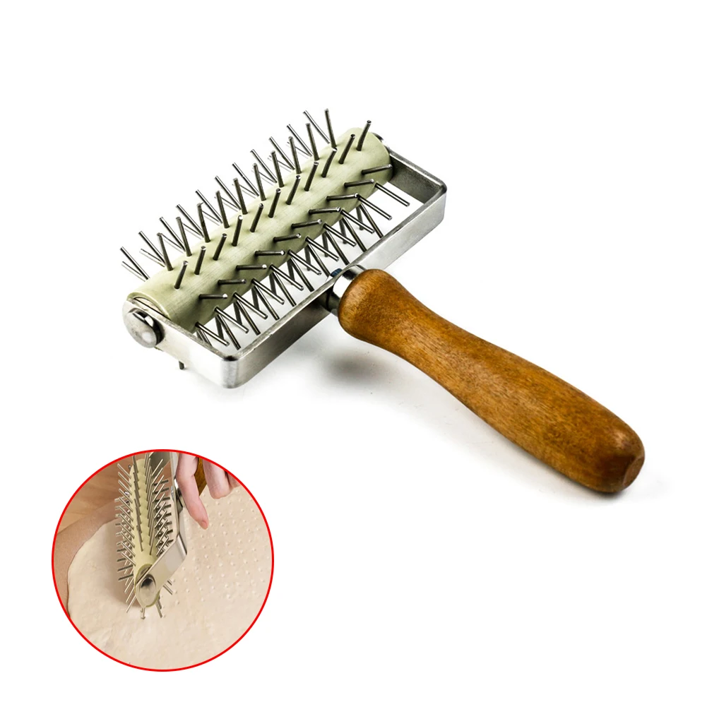 Stainless Steel Pizza Puncher Pizza Pastry Dough Roller Needle Puncher Pizza Baking Appliance
Stainless Steel Pizza Puncher Pizza Pastry Dough Roller Needle Puncher Pizza Baking Appliance