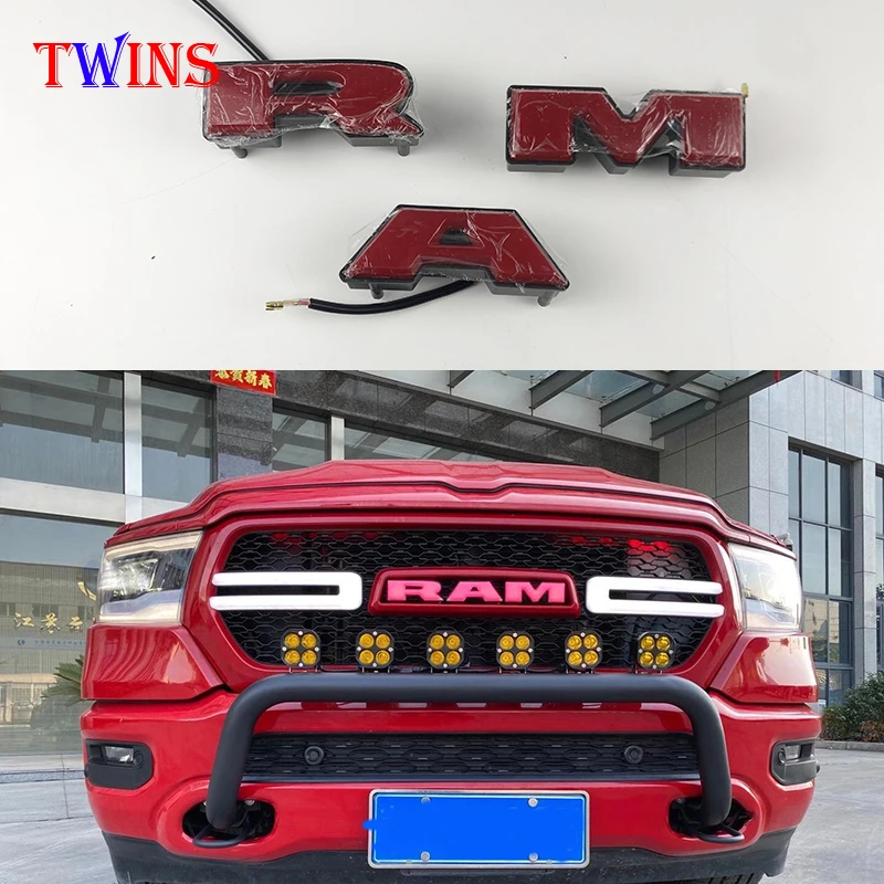Светодиодная эмблема подходит для Dodge RAM, автомобильная наклейка R A M, передние буквы решетки радиатора для Dodge RAM 1500 2500 3500, автомобильный Стай...
Светодиодная эмблема подходит для Dodge RAM, автомобильная наклейка R A M, передние буквы решетки радиатора для Dodge RAM 1500 2500 3500, автомобильный Стай...