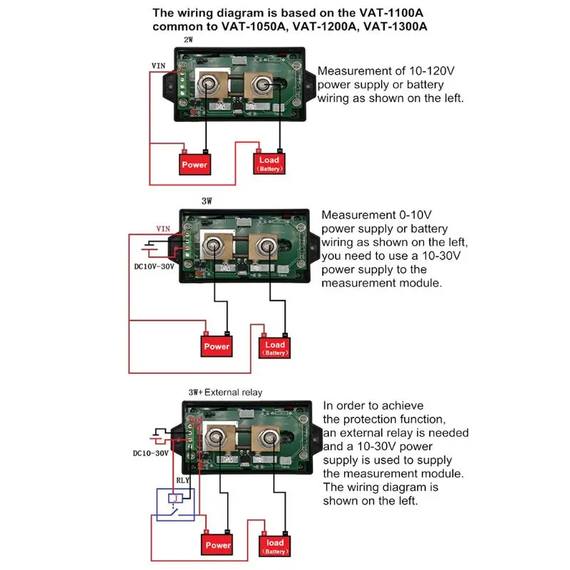 DC 120V 50A 100A 200A 300A Wireless Ammeter Voltage coulmeter KWh Watt Car Battery Meter Power Monitoring Capacity Tester
DC 120V 50A 100A 200A 300A Wireless Ammeter Voltage coulmeter KWh Watt Car Battery Meter Power Monitoring Capacity Tester