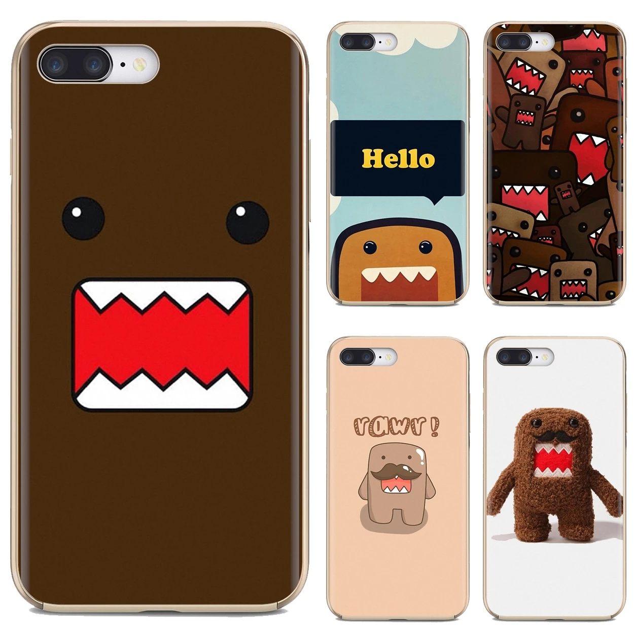 Потрясающий силиконовый чехол domo kun для телефона iPhone iPod Touch 11 12 Pro 4 4S 5 5S SE 5C 6 6S 7 8 X XR