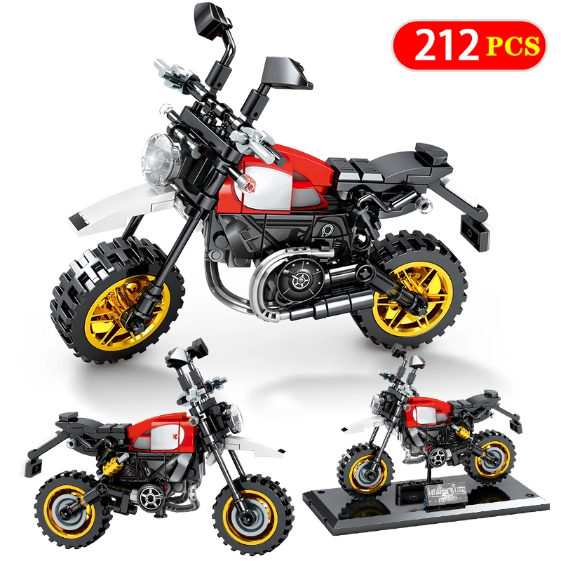 City Off-road Motorbike MOC Model Building Blocks Technical Racing Car Motorcycle Bricks Education Toys For Kids Gifts
City Off-road Motorbike MOC Model Building Blocks Technical Racing Car Motorcycle Bricks Education Toys For Kids Gifts