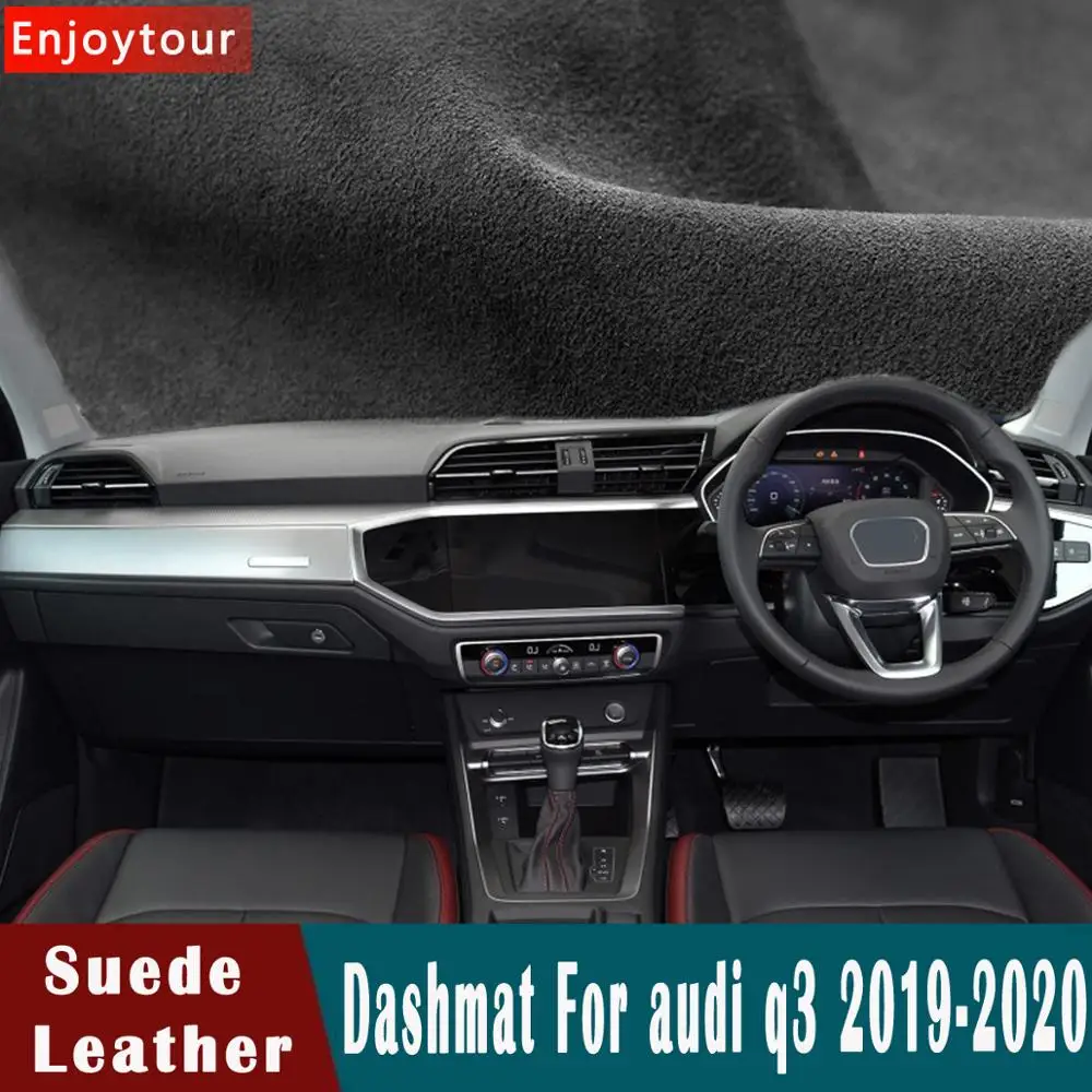 Car-styling Suede Leather Dashmat Dashboard Cover Pad Dash Mat Carpet auto accessories For audi Q3 RSQ3 Sportback 2019 2020 RHD
Car-styling Suede Leather Dashmat Dashboard Cover Pad Dash Mat Carpet auto accessories For audi Q3 RSQ3 Sportback 2019 2020 RHD