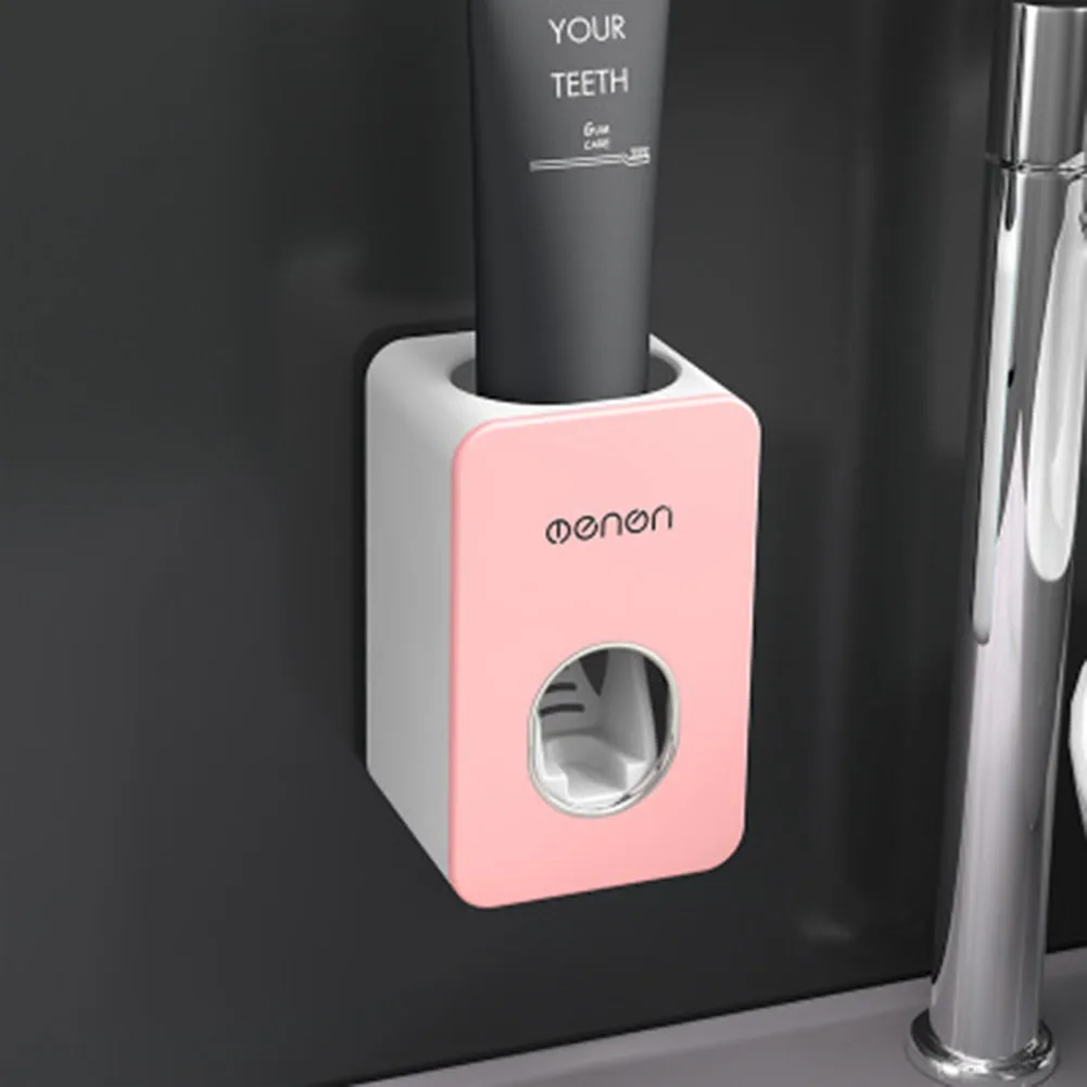 1PC Automatic Toothpaste Dispenser Wall Mounted Rack Shelf Toothbrush Holder Bathroom Products Household Merchandises
1PC Automatic Toothpaste Dispenser Wall Mounted Rack Shelf Toothbrush Holder Bathroom Products Household Merchandises