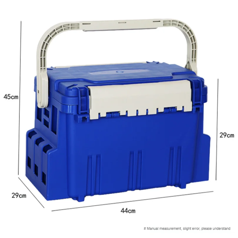Outdoor Fishing Multi-Function Fishing Box Fishing Toilet Portable Bait Box Tool Box Accessories Fake Bait Wheel Box
Outdoor Fishing Multi-Function Fishing Box Fishing Toilet Portable Bait Box Tool Box Accessories Fake Bait Wheel Box