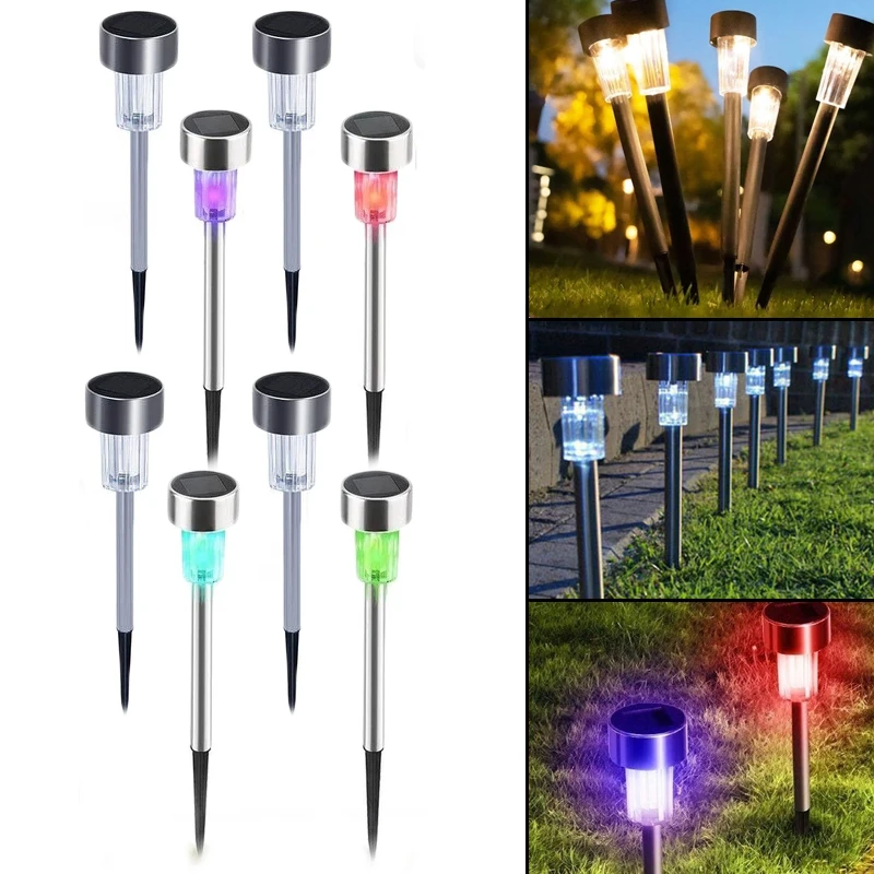 Solar Lawn Light LED Lamp Landscape Path Lights Stainless Steel Garden Waterproof Patio Yard Path Walkway Decor Solar Lamp
Solar Lawn Light LED Lamp Landscape Path Lights Stainless Steel Garden Waterproof Patio Yard Path Walkway Decor Solar Lamp