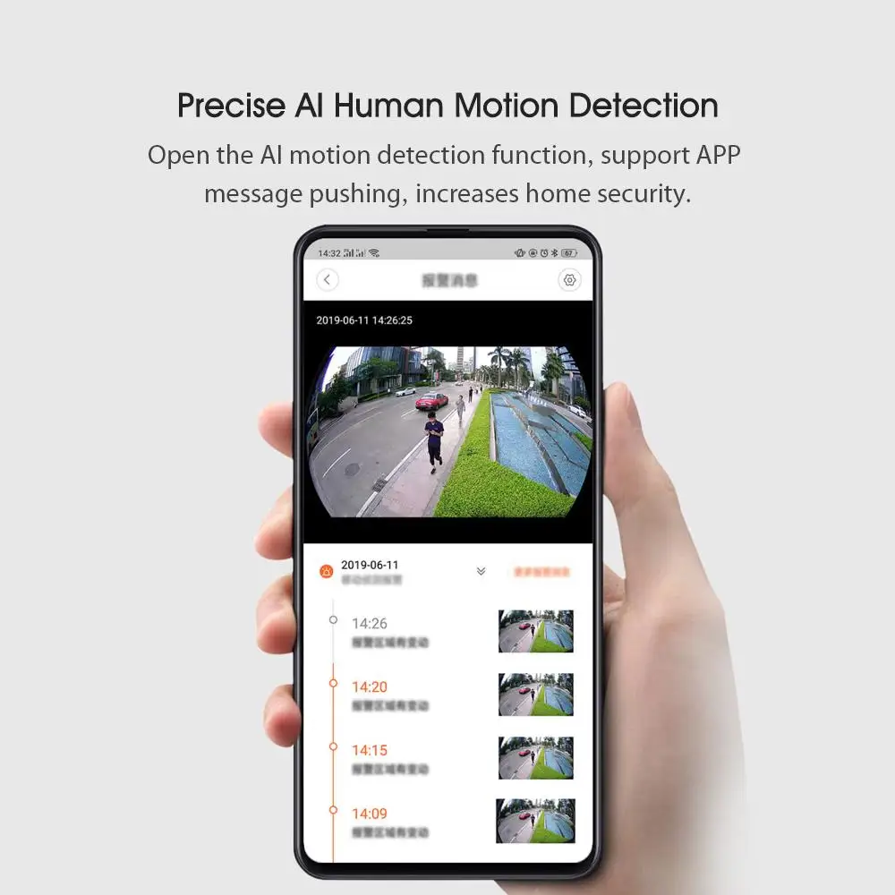 Youpin Xiaovv B1 Camera Wide Angle Outdoor CCTV Panoramic Surveillance Camera Wireless WIFI High-definition Work With Mijiaapp
Youpin Xiaovv B1 Camera Wide Angle Outdoor CCTV Panoramic Surveillance Camera Wireless WIFI High-definition Work With Mijiaapp