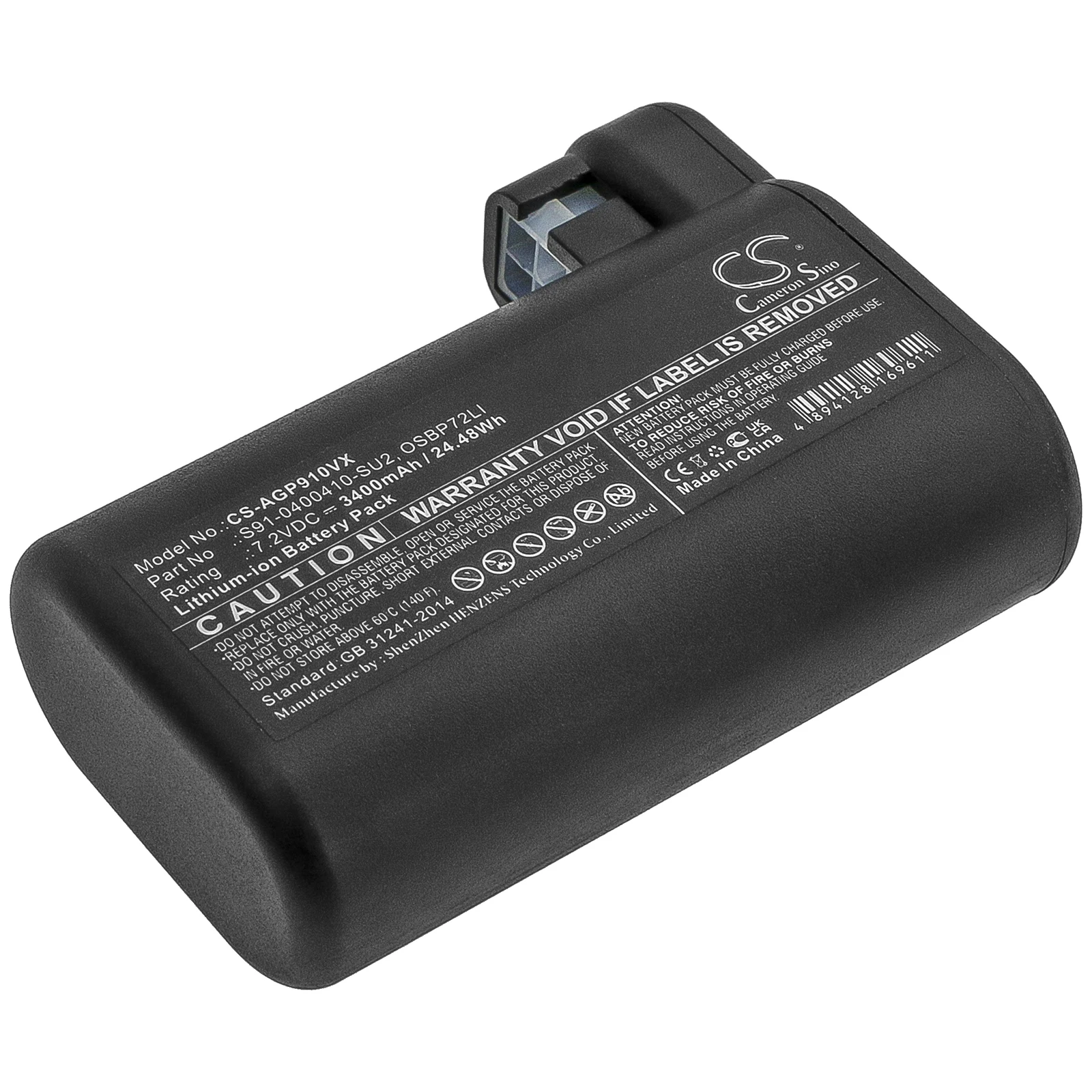 

Battery for AEG 900277485, 900277487, Electrolux Osiris, RX7-1-TM, RX8, RX8-1-4SWN, RX8-1-4WN, RX9, RX9-1-IBM, RX9-1-SGM