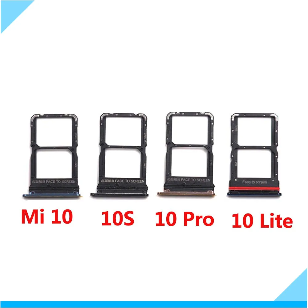 Новые sim-карты держатель лотка для Xiaomi Mi 10 Pro лоток sim-карты слот SD кард-ридер адаптер для Mi 10S Mi 10 Lite запасных частей
Новые sim-карты держатель лотка для Xiaomi Mi 10 Pro лоток sim-карты слот SD кард-ридер адаптер для Mi 10S Mi 10 Lite запасных частей