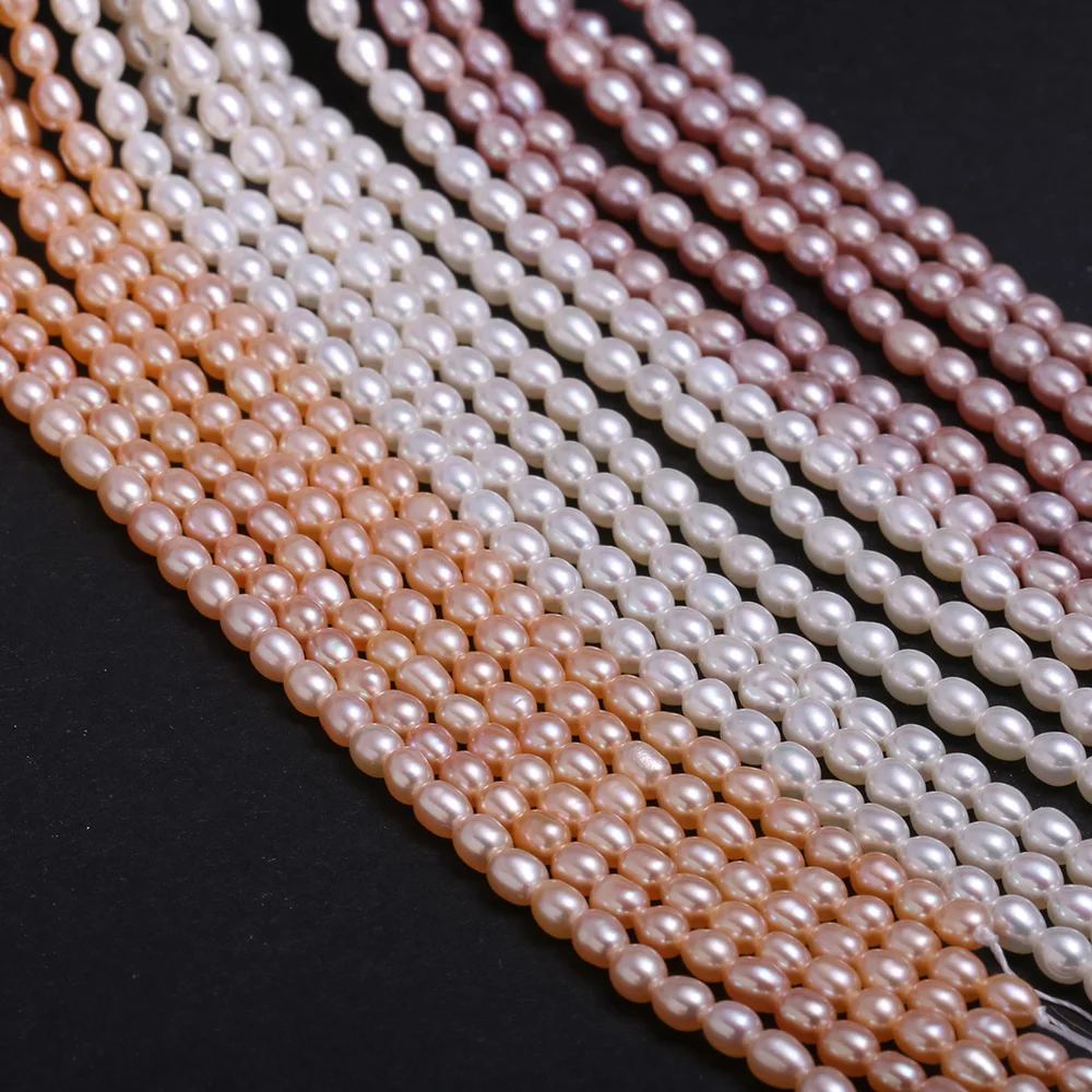 Natural Freshwater Pearl Beads High Quality Rice shape Punch Loose Beads for DIY Necklace Bracelet Jewelry Making 3-3.8mm
Natural Freshwater Pearl Beads High Quality Rice shape Punch Loose Beads for DIY Necklace Bracelet Jewelry Making 3-3.8mm
