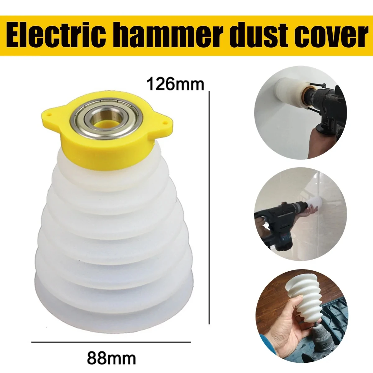 Silica Gel Electric Hammer Dust Cover Impact Drill Dust Protector Rubber Dustproof Device
Silica Gel Electric Hammer Dust Cover Impact Drill Dust Protector Rubber Dustproof Device