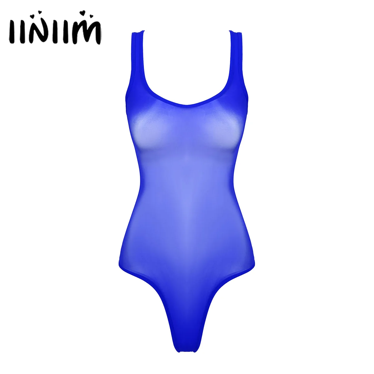Womens Exotic Ladies Glossy Scoop Neck Sleeveless Bodysuit See-through One Peice Leotard for Lingerie Party Teddies Bodycon
Womens Exotic Ladies Glossy Scoop Neck Sleeveless Bodysuit See-through One Peice Leotard for Lingerie Party Teddies Bodycon