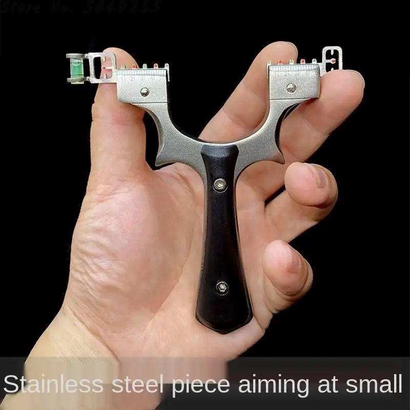 Powerful Hunting stainless steel catapult high precision shooting slingshot with flat rubber band brand new outdoor competitive
Powerful Hunting stainless steel catapult high precision shooting slingshot with flat rubber band brand new outdoor competitive
