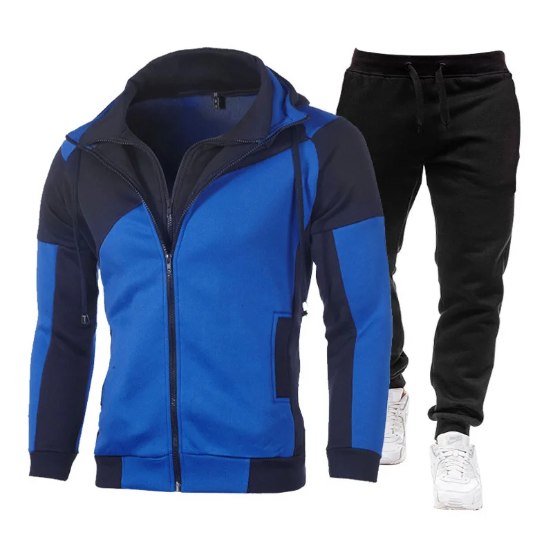 Autumn Winter Men Tracksuit Hoodies Jacket Set Sweatshirt+Sweatpant 2 Pieces Suit Men's Sportswear Running Jogging Fitness
Autumn Winter Men Tracksuit Hoodies Jacket Set Sweatshirt+Sweatpant 2 Pieces Suit Men's Sportswear Running Jogging Fitness