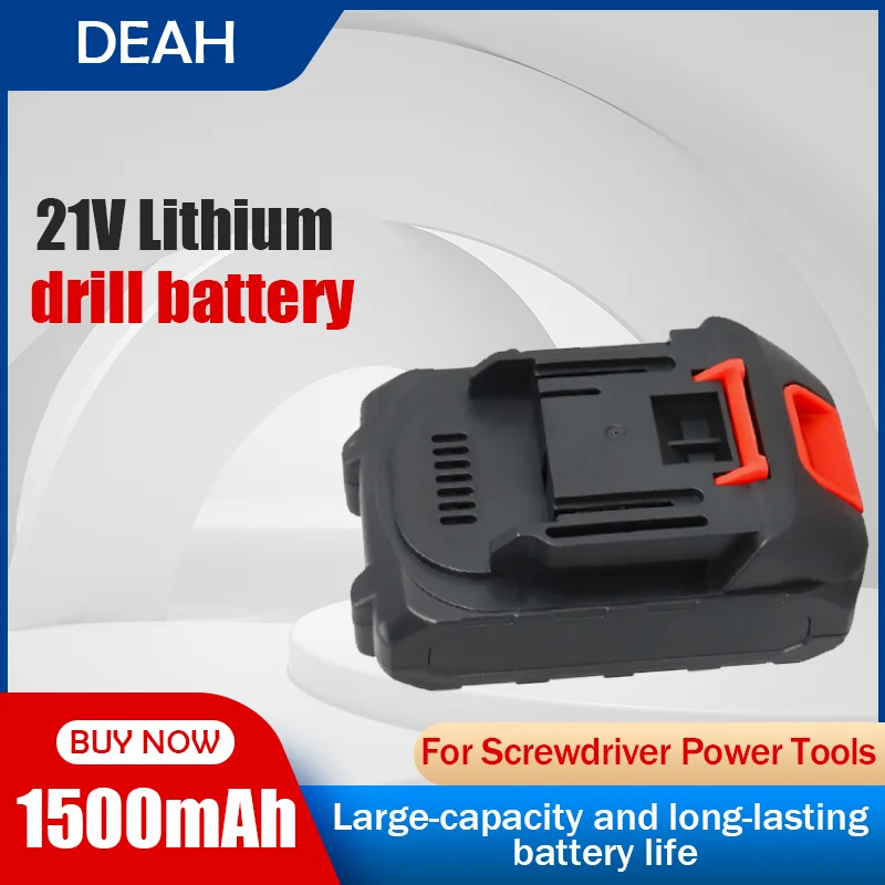 Электрический шуруповерт на аккумуляторе литиевой батареи 18650 емкостью 21V 1500mAh для ручных инструментов питания.