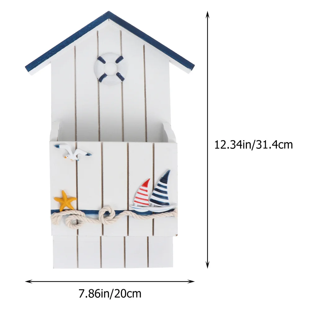 1Pc Mediterranean Style Key Box Exquisite Wooden Key Pen Storage Case (White)
1Pc Mediterranean Style Key Box Exquisite Wooden Key Pen Storage Case (White)