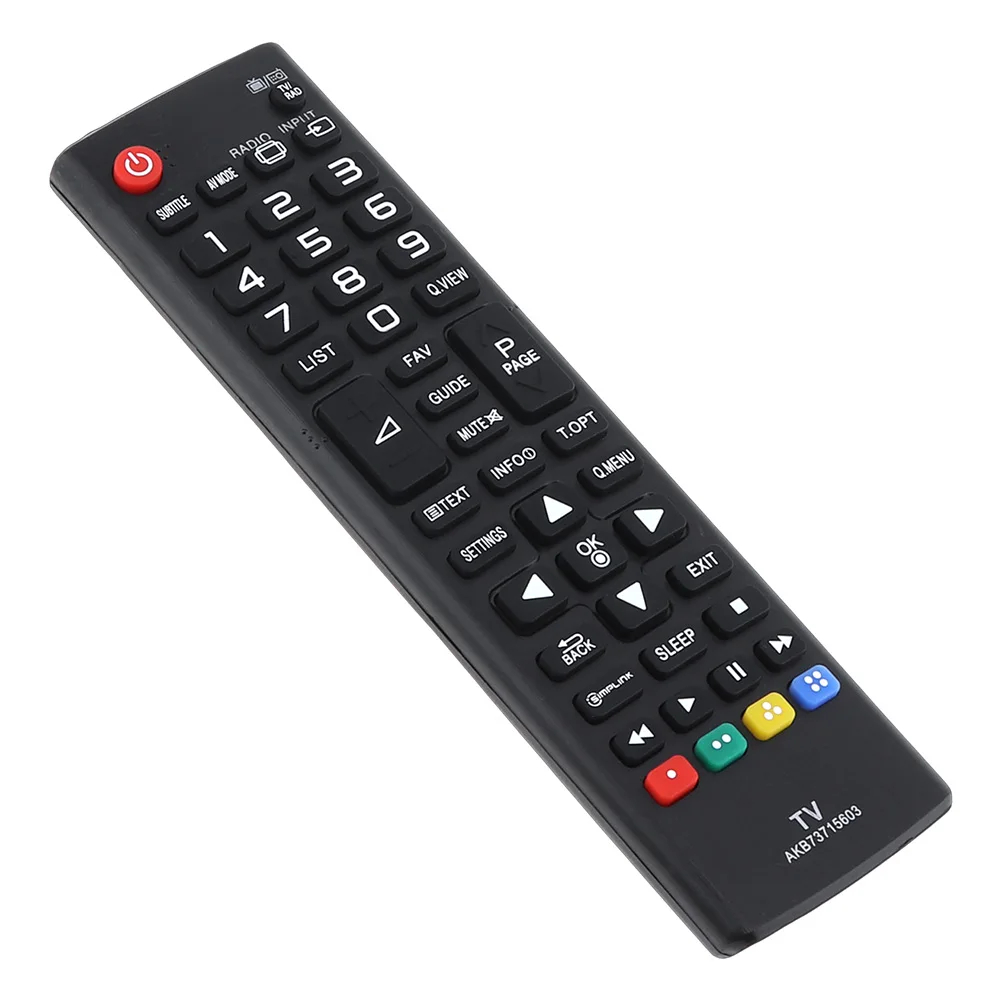 Replacement TV Remote Control with Long Transmission Distance Fit for LG AKB73715603/42PN450B/47lN5400/50lN5400/50PN450B LED TV
Replacement TV Remote Control with Long Transmission Distance Fit for LG AKB73715603/42PN450B/47lN5400/50lN5400/50PN450B LED TV