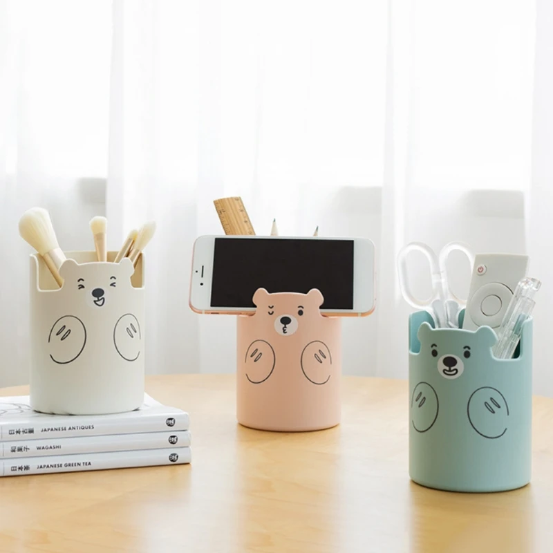 C1FB High Quality Cute Bear Pencil Pen Pot Holder Cute Bear Shape Storage Pen Case Box Art Supply Organizer Art Brushes
C1FB High Quality Cute Bear Pencil Pen Pot Holder Cute Bear Shape Storage Pen Case Box Art Supply Organizer Art Brushes