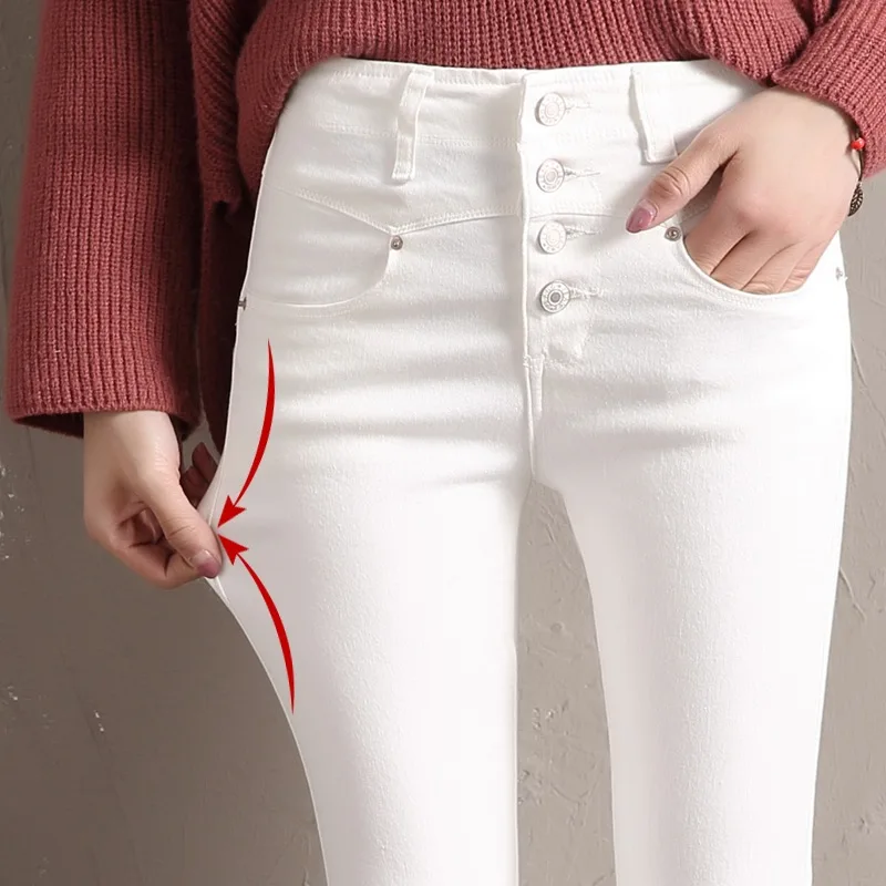 Slim Jeans For Women Skinny High Waist Woman Denim Pencil Pants Stretch Waist Slim Female Trousers Multi-size Spring Autumn
Slim Jeans For Women Skinny High Waist Woman Denim Pencil Pants Stretch Waist Slim Female Trousers Multi-size Spring Autumn