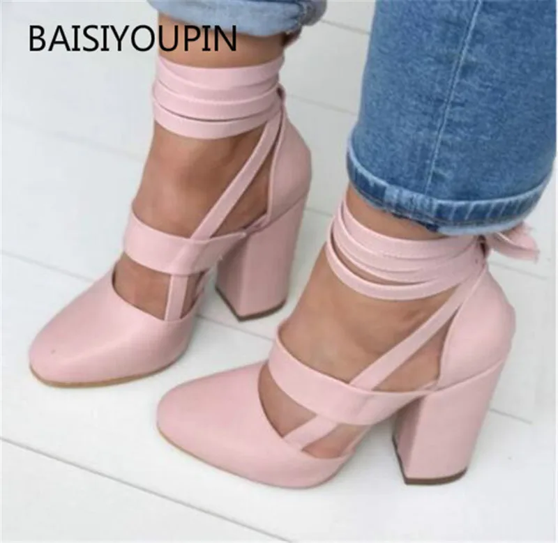 Puls Size Sexy Pumps Women Snadals New Pointed Toe Ankle Strap PU Leather Thick Heel Super High Heels Party Female Shoes 35-43
Puls Size Sexy Pumps Women Snadals New Pointed Toe Ankle Strap PU Leather Thick Heel Super High Heels Party Female Shoes 35-43