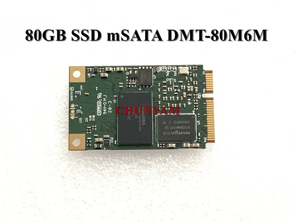 Абсолютно Новый MSATA 80 Гб SSD PCIE PCI-E DMT-80M6M PFHC7 мини SATA жесткий диск для ноутбука