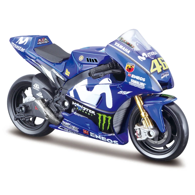 Maisto 1:18 Yamha Factory Racing Team 2018 #46 Valentino Rossi Die casting alloy motorcycle Model collection gift toy
Maisto 1:18 Yamha Factory Racing Team 2018 #46 Valentino Rossi Die casting alloy motorcycle Model collection gift toy