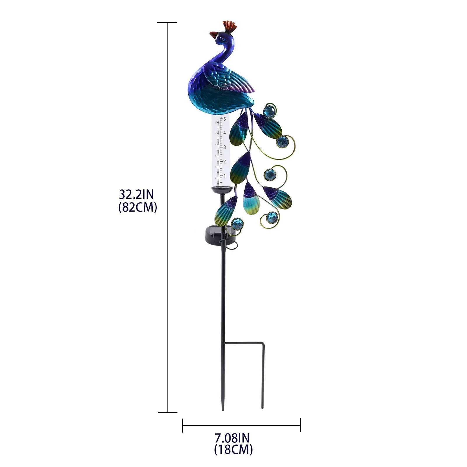 Garden Pvc Peacock Decoration Stakes With Rain Gauge Solar Luminous Peacock Decorative Pile Courtyard Lawn Landscape Lights#W
Garden Pvc Peacock Decoration Stakes With Rain Gauge Solar Luminous Peacock Decorative Pile Courtyard Lawn Landscape Lights#W