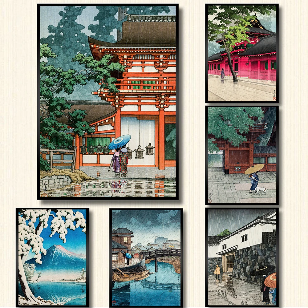 Vintage Japanese Ukiyoe Landscape Poster Print Hasui Kawase Art Canvas Painting Wall Picture For Living Room Oriental Home Decor
Vintage Japanese Ukiyoe Landscape Poster Print Hasui Kawase Art Canvas Painting Wall Picture For Living Room Oriental Home Decor
