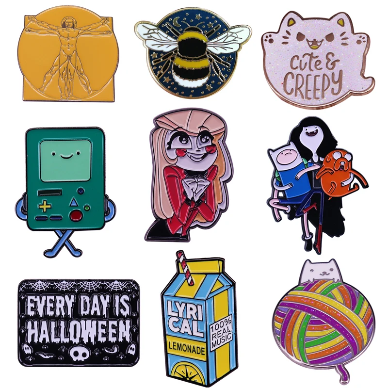 BG522 Cute Anime Enamel Pins and Brooches Lapel Pin Backpack Bags Badge Clothes Decoration Gift For Girls
BG522 Cute Anime Enamel Pins and Brooches Lapel Pin Backpack Bags Badge Clothes Decoration Gift For Girls