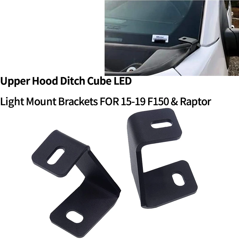Upper Hood Ditch Front A-Pillar Hood Hinges LED Work/Square Light Mount Brackets for Ford F150 Raptor 2015-2019
Upper Hood Ditch Front A-Pillar Hood Hinges LED Work/Square Light Mount Brackets for Ford F150 Raptor 2015-2019