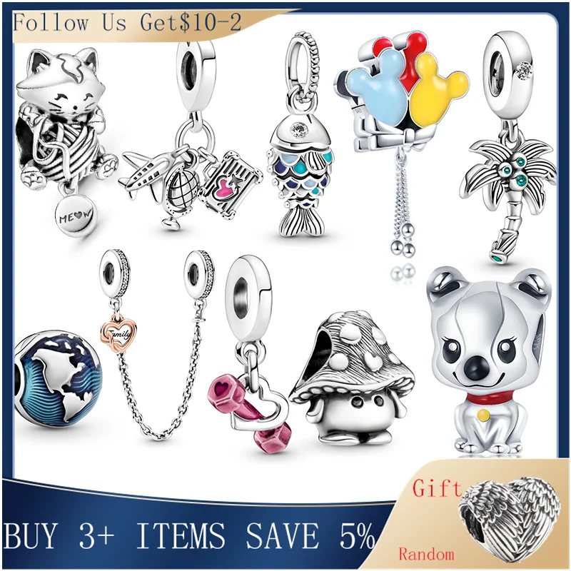 100% Plata de ley 925 Charm and Beads Suitable for Pandora Original Bracelet Pendant Jewelry
100% Plata de ley 925 Charm and Beads Suitable for Pandora Original Bracelet Pendant Jewelry