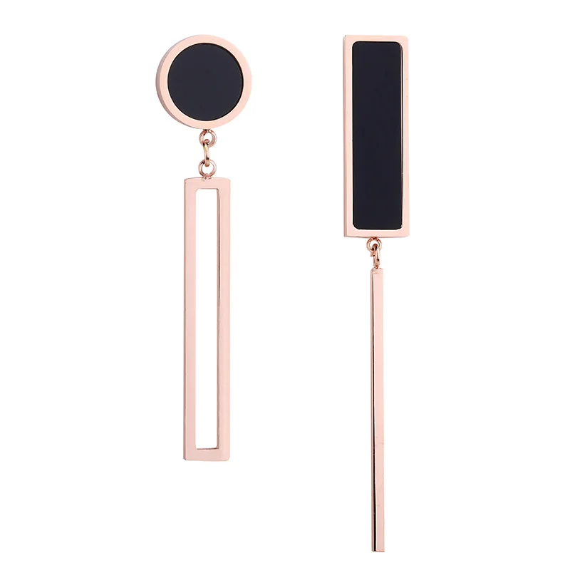 JIOROMY 2020 New Fashion Jewelry Gold Titanium Steel Earrings For Women Hollow Asymmetric Rectangle Geometric Drop Earring
JIOROMY 2020 New Fashion Jewelry Gold Titanium Steel Earrings For Women Hollow Asymmetric Rectangle Geometric Drop Earring