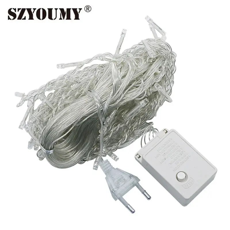 SZYOUMY Led string light 10M 100led Garland Farily light Hoilday Wedding Party Outdoor Decoration 9 color EU US plug
SZYOUMY Led string light 10M 100led Garland Farily light Hoilday Wedding Party Outdoor Decoration 9 color EU US plug