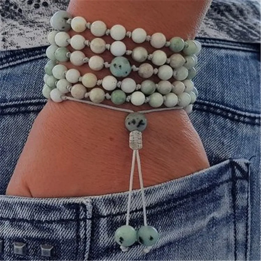 Natural White Jade Necklace 108 Buddha Beads Bracelet Spirituality Pray Relief Wrist Dark Matter Easter Cuff Taseel Buddhism
Natural White Jade Necklace 108 Buddha Beads Bracelet Spirituality Pray Relief Wrist Dark Matter Easter Cuff Taseel Buddhism
