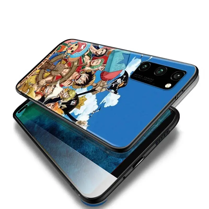 

Anime One piece for Honor 30i 20 10 9A 9C 9S 9N 9X 9 8A 8C 8S 8X MAX 8 7A 7C 7S 7 Pro Lite Soft Black Phone Case