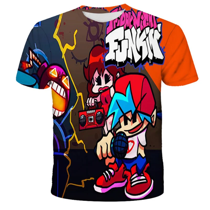 Kids Boys Girls Friday Night Funkin Game T-Shirt Short Sleeve Children's Tee Tops O-Neck Cartoon Casual T Shirt Children Clothes
Kids Boys Girls Friday Night Funkin Game T-Shirt Short Sleeve Children's Tee Tops O-Neck Cartoon Casual T Shirt Children Clothes