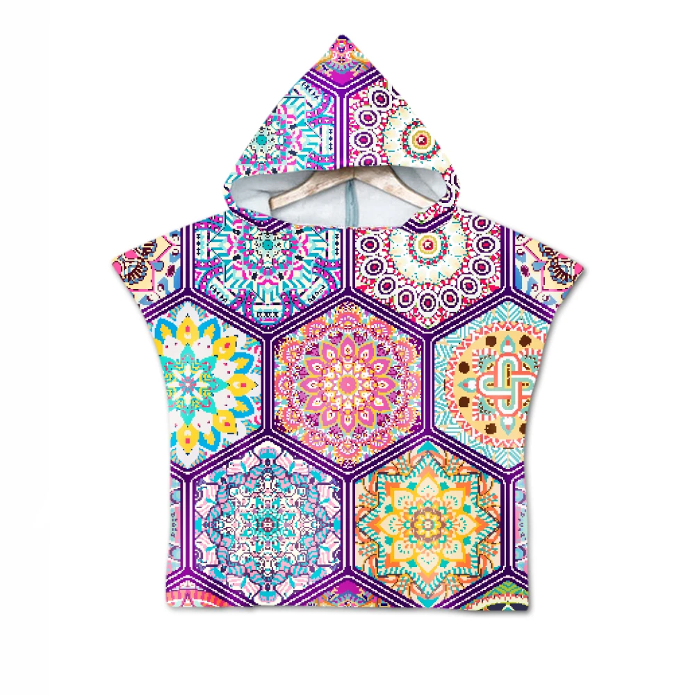 3D Mandara Printing Baby Children Hooded Swimming Bath Towel Geometry Pattern Beach Towel Boys Girls Bath Kids Changing Robe
3D Mandara Printing Baby Children Hooded Swimming Bath Towel Geometry Pattern Beach Towel Boys Girls Bath Kids Changing Robe