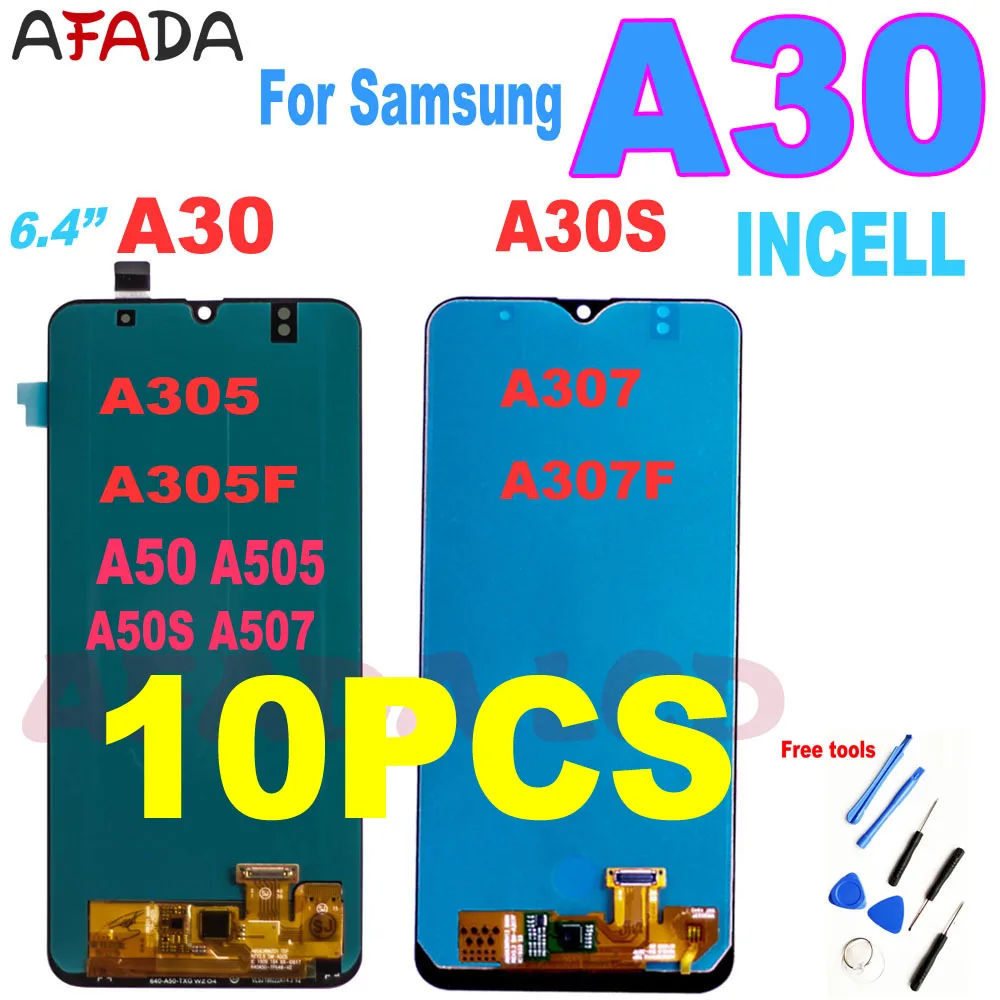 10Pcs 6.4'' Display For Samsung A30 A305/DS A305F A305FD A305A A507 A30S A50 A50S A505 A307 LCD Touch Screen Digitizer Assembly
10Pcs 6.4'' Display For Samsung A30 A305/DS A305F A305FD A305A A507 A30S A50 A50S A505 A307 LCD Touch Screen Digitizer Assembly