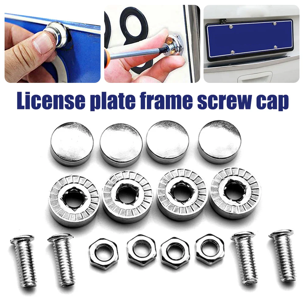 High Quality Anti-Theft License Plate Screw Rust-proof Zinc Aloy Bolts Frame Screws M6 Fasteners Hardware With Bolts Nuts Caps
High Quality Anti-Theft License Plate Screw Rust-proof Zinc Aloy Bolts Frame Screws M6 Fasteners Hardware With Bolts Nuts Caps