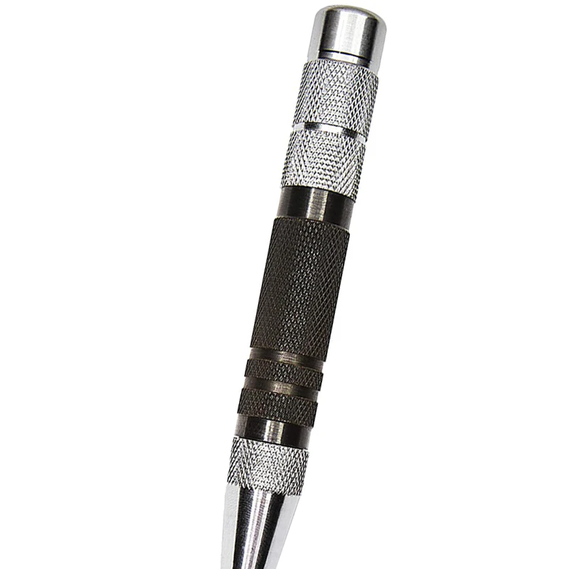 3 Pc Set of 6 Inch Heavy Duty Automatic Center Punch Set for Wood, Metal, Plastic, Glass, and Marble
3 Pc Set of 6 Inch Heavy Duty Automatic Center Punch Set for Wood, Metal, Plastic, Glass, and Marble