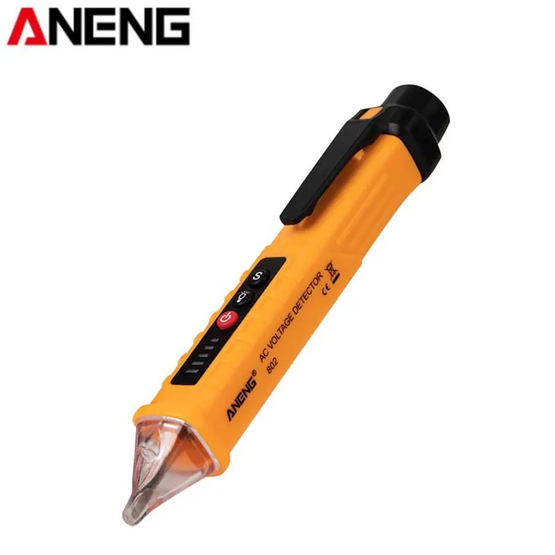 ANENG VD802 Бесконтактный 12V-1000V AC Напряжение детектор метр тестер Регулируемая чувствительность ручка электрический индикатор светодиодная ро...
ANENG VD802 Бесконтактный 12V-1000V AC Напряжение детектор метр тестер Регулируемая чувствительность ручка электрический индикатор светодиодная ро...