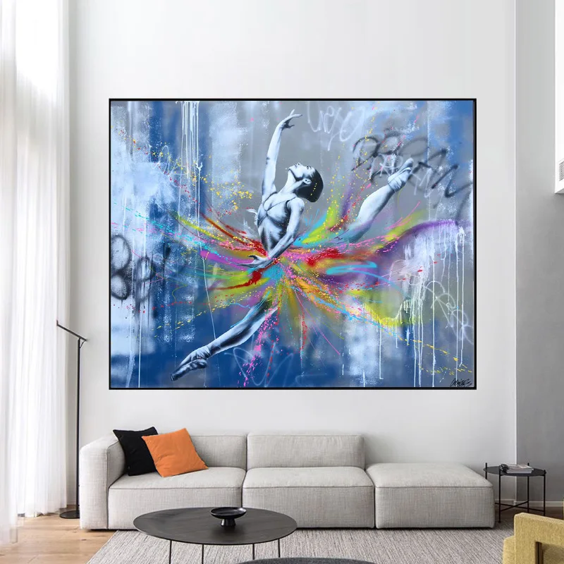 Modern Home Decor Painting Canvas Dancing Girl Fashion Wall Art Abstract Girl Pictures for Home Design Frameless
Modern Home Decor Painting Canvas Dancing Girl Fashion Wall Art Abstract Girl Pictures for Home Design Frameless