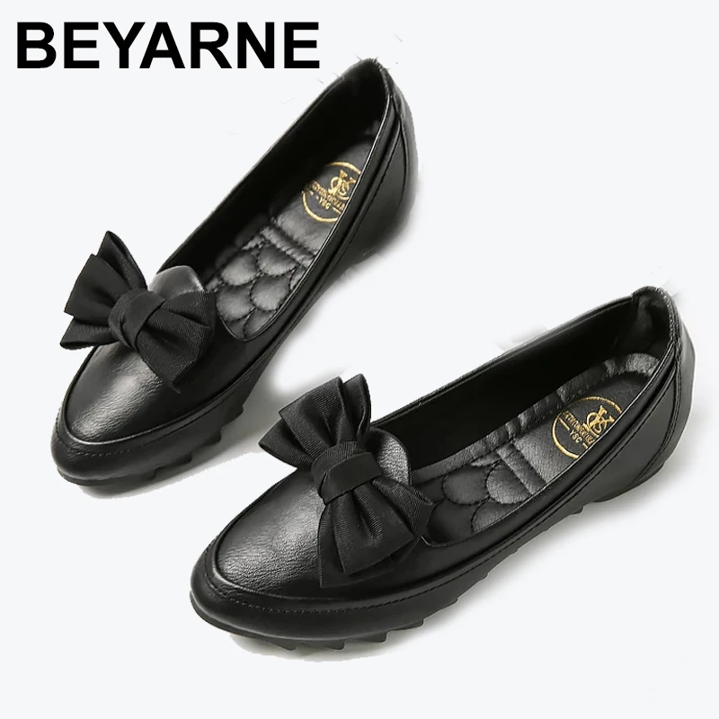 BEYARNEcomfy moccasins women pointed toe bow flats soft bottom height increasing slip on loafers female casual bowtie shoes big
BEYARNEcomfy moccasins women pointed toe bow flats soft bottom height increasing slip on loafers female casual bowtie shoes big